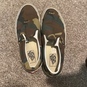Camo Slip On Vans